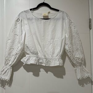 New!! white blouse